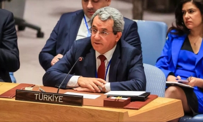 تركيا تؤكد دعمها "الراسخ" لعضوية فلسطين الكاملة في الأمم المتحدة